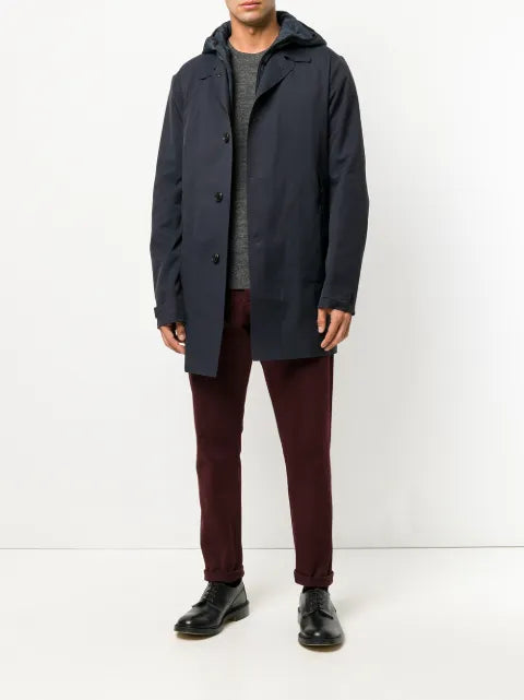 Liska single breasted jacket with padded vest piece