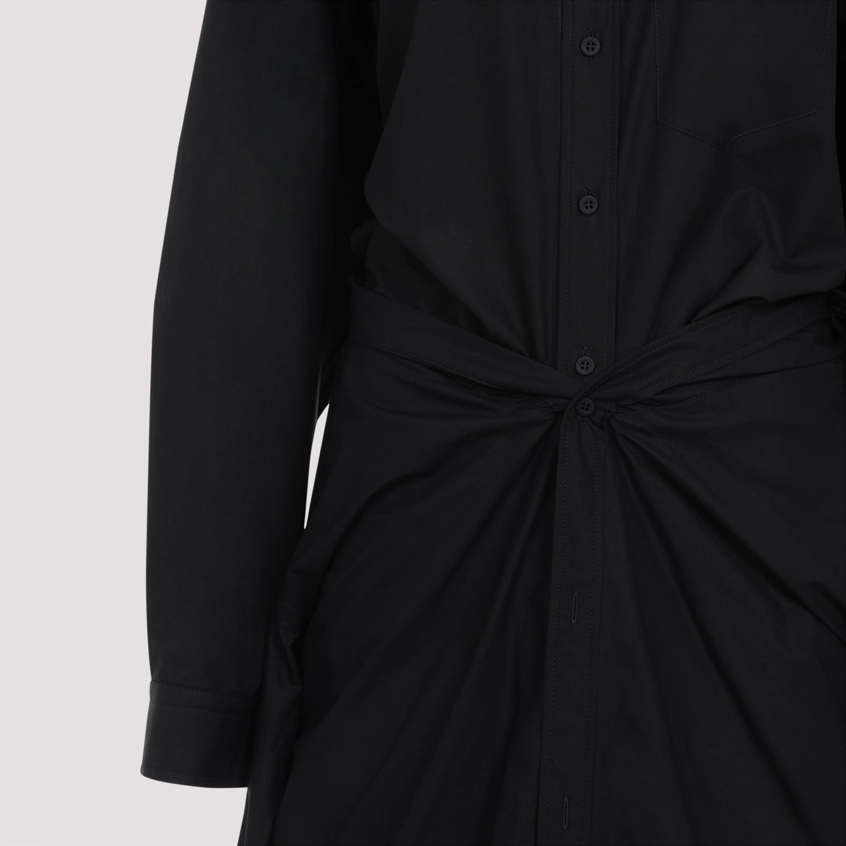 Balenciaga Maxi Patched Shirt Women