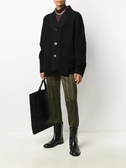 sacai button-down cardigan