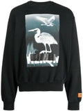 Heron Preston Censored-print crew-neck sweatshirt