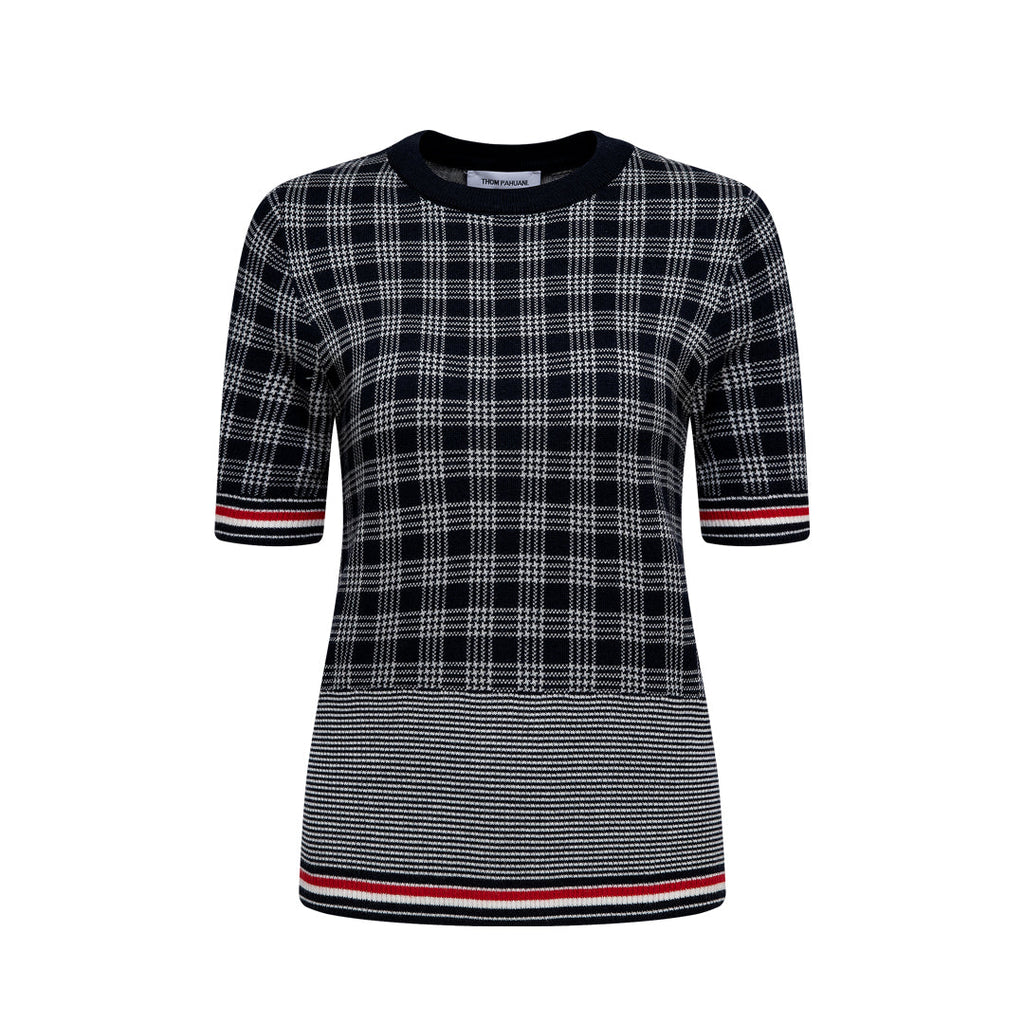 women Plaid T-shirt