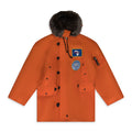 Orange WHT Lion Parka Jacket