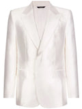 Dolce & Gabbana single-breasted silk blazer