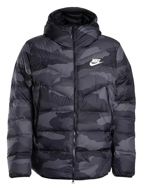 Nike down-fill camouflage puffer jacket
