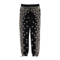 BANDANA BLEACH BLACK SWEATPANTS