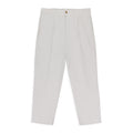 OFF-WHITE DOUBLE PLEATED TROUSERS