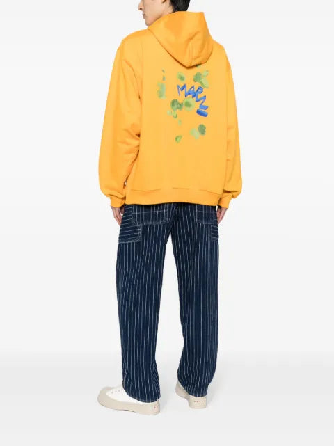 Marni Dripping Flower Logo hoodie