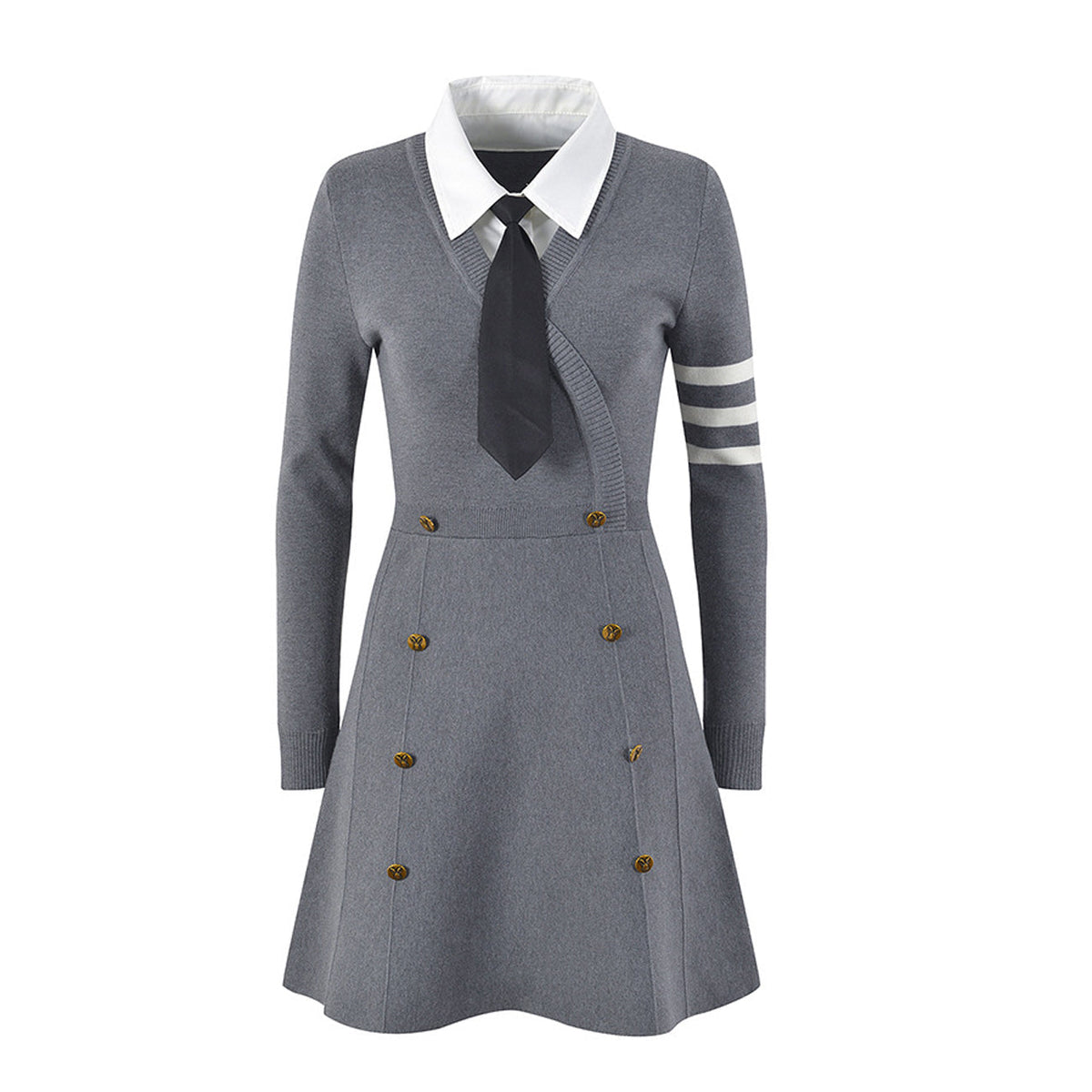 Women's Collared Double-Breasted Dress | Thom Browne