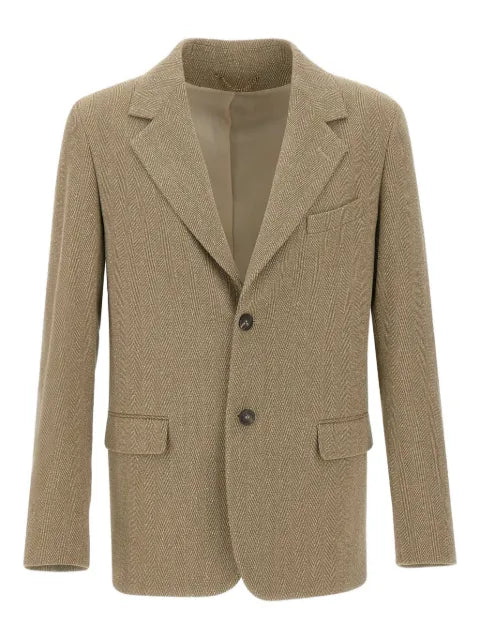 Golden Goose herringbone notched-lapel blazer