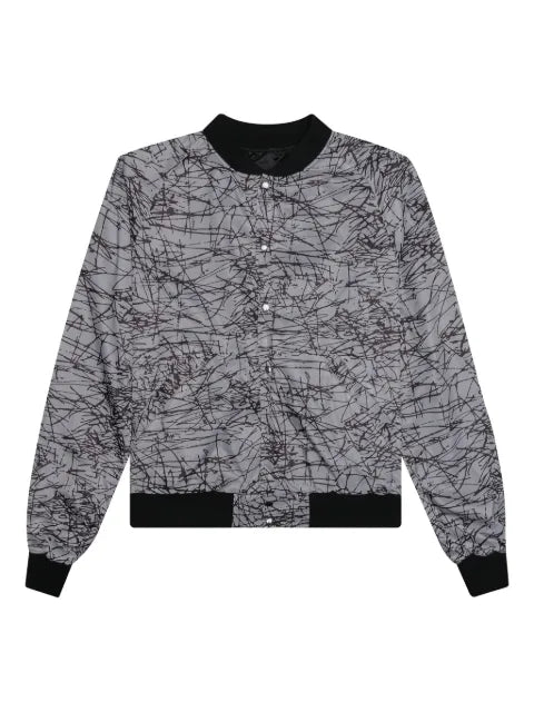 RTA Atticus printed bomber jacket