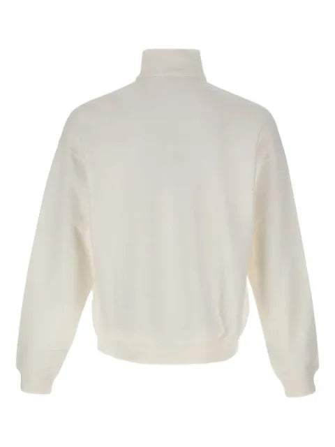 Lacoste half-zip embroidered sweatshirt