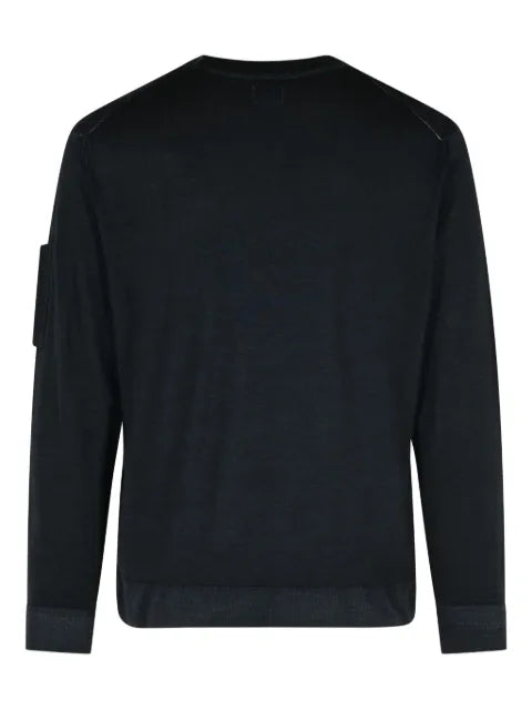 C.P. Company ribbed crew-neck pocket sweater