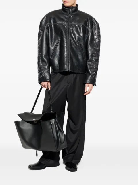 Balenciaga logo-tape jacket