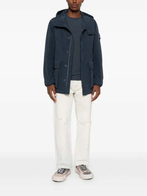 Stone Island 4100079 David light-TC_S.I. Ghost hooded jacket
