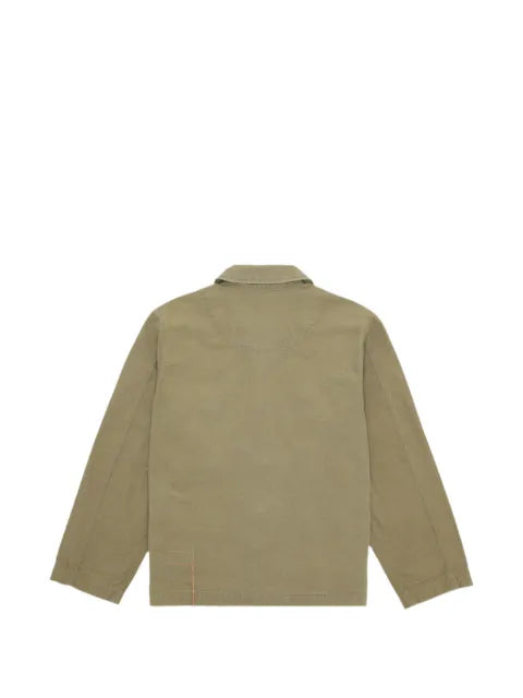 Fortela Richard button front-pocket overshirt