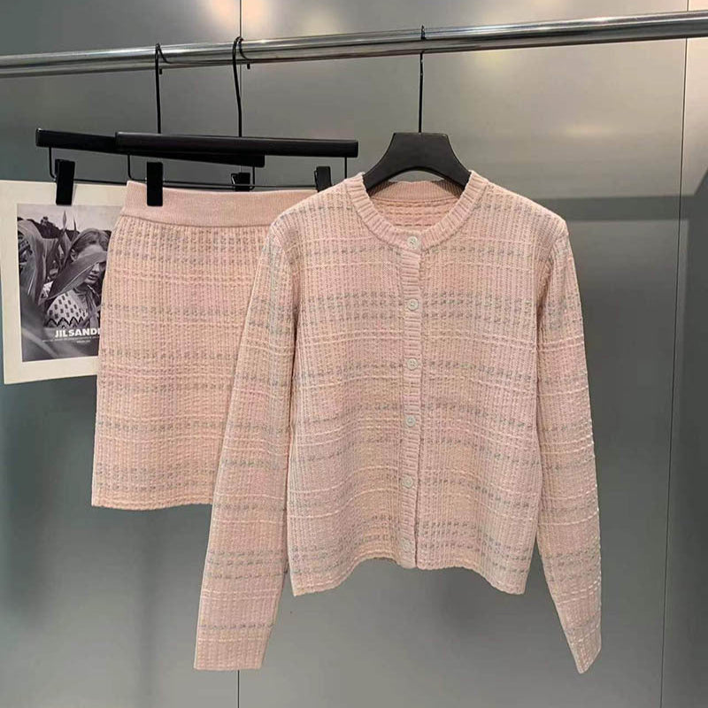 Wool skirt suit