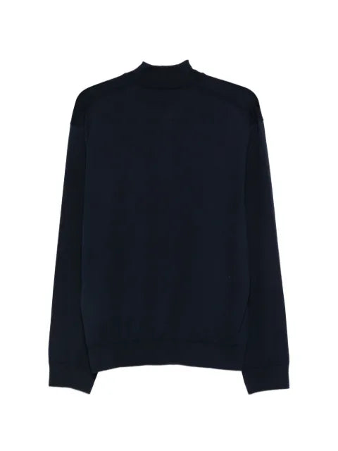 Paul & Shark zip mock-neck sweater