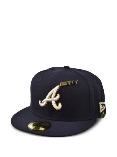 NEW ERA CAP Low Profile Atlanta Braves embroidered baseball cap