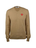 Comme Des Garçons Play heart V-neck sweater