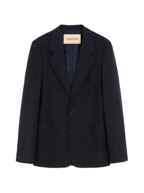 Valentino Garavani  single-breasted jacket in natté wool