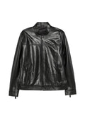 SERGIO MORETTI FIRENZE zip-up leather jacket