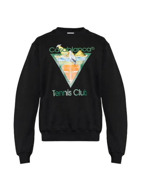 Casablanca Tennis Club Icon Pyramid Abduction sweatshirt