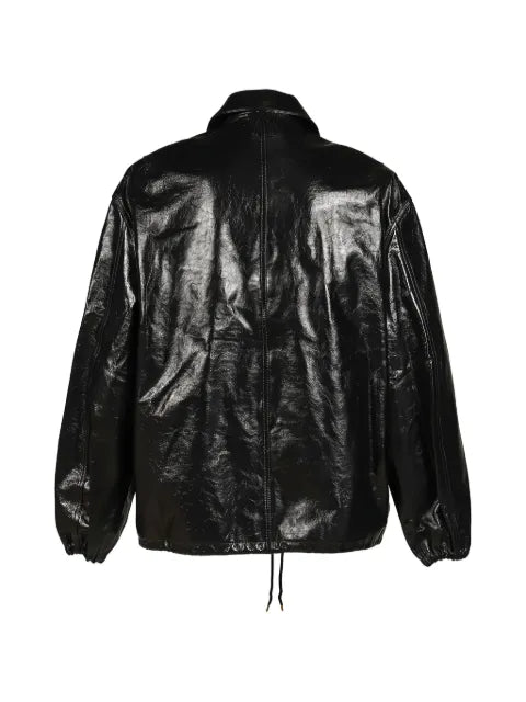 Willy Chavarria coach leather jacket