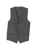 Reveres 1949 pinstripe-pattern buckle-strap gilet