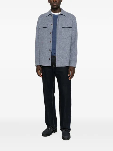 Ferrante ribbed-knit raglan-sleeve sweater