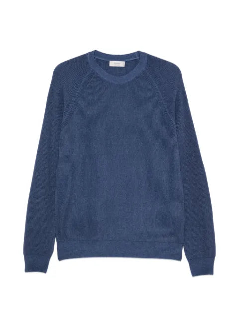 Ferrante ribbed-knit raglan-sleeve sweater