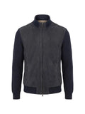 Arte Antwerp suede panelled jacket