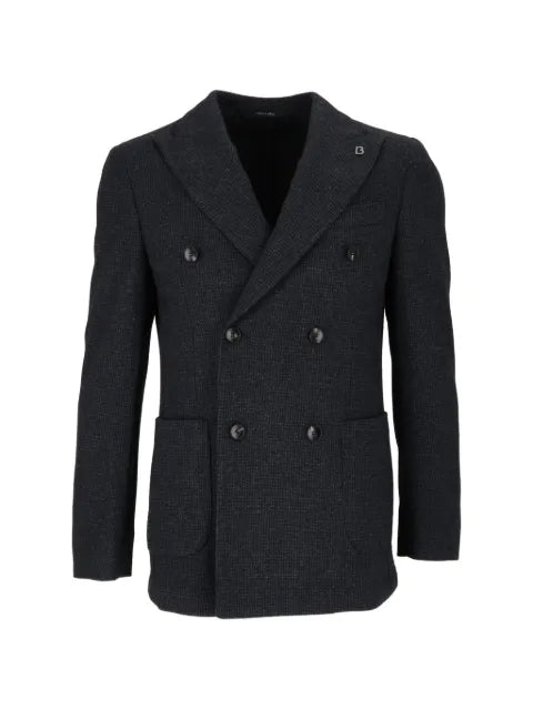 Brera double-breasted textured blazer