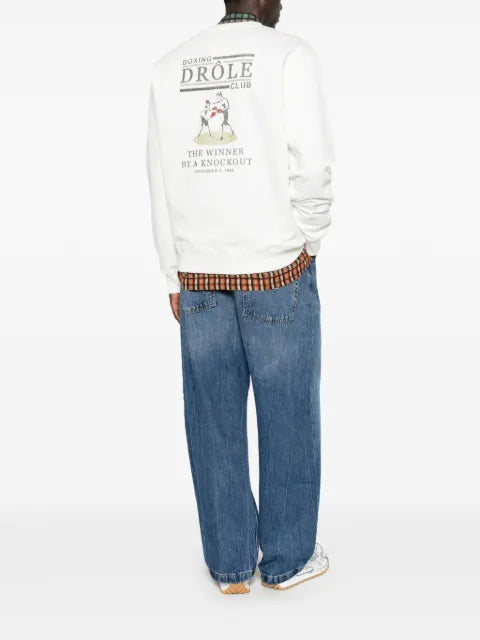 Drôle De Monsieur Drôle Boxers graphic-print sweatshirt