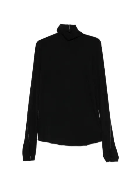 Thom Krom contrast-stitch thumb-slot sweater