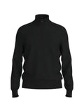 BOSS H-Ebenji merino-wool sweater with zipper neck