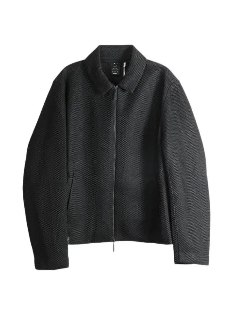 PUMA mesh-texture zip-up jacket