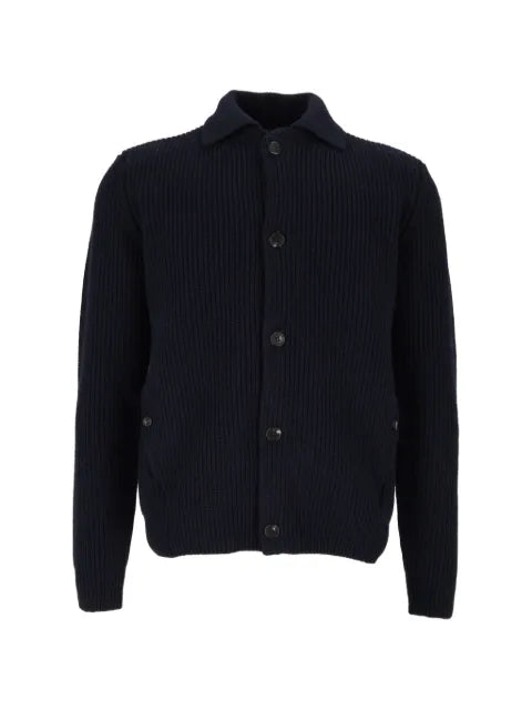 Zanone ribbed-knit cardigan