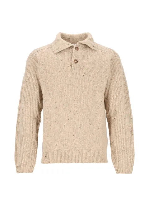 MARANT button-up flecked sweater