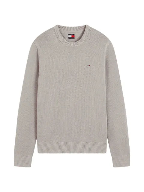 Tommy Hilfiger Tommy-flag ribbed-knit sweater