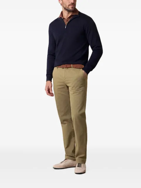 Brooks Brothers half-zip wool sweater