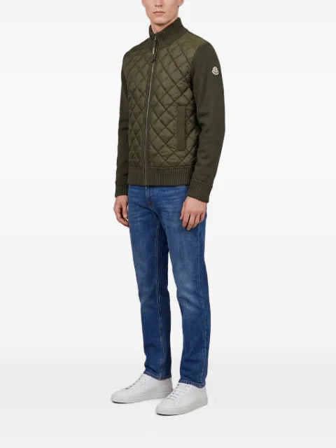 Moncler quilted padded cardigan