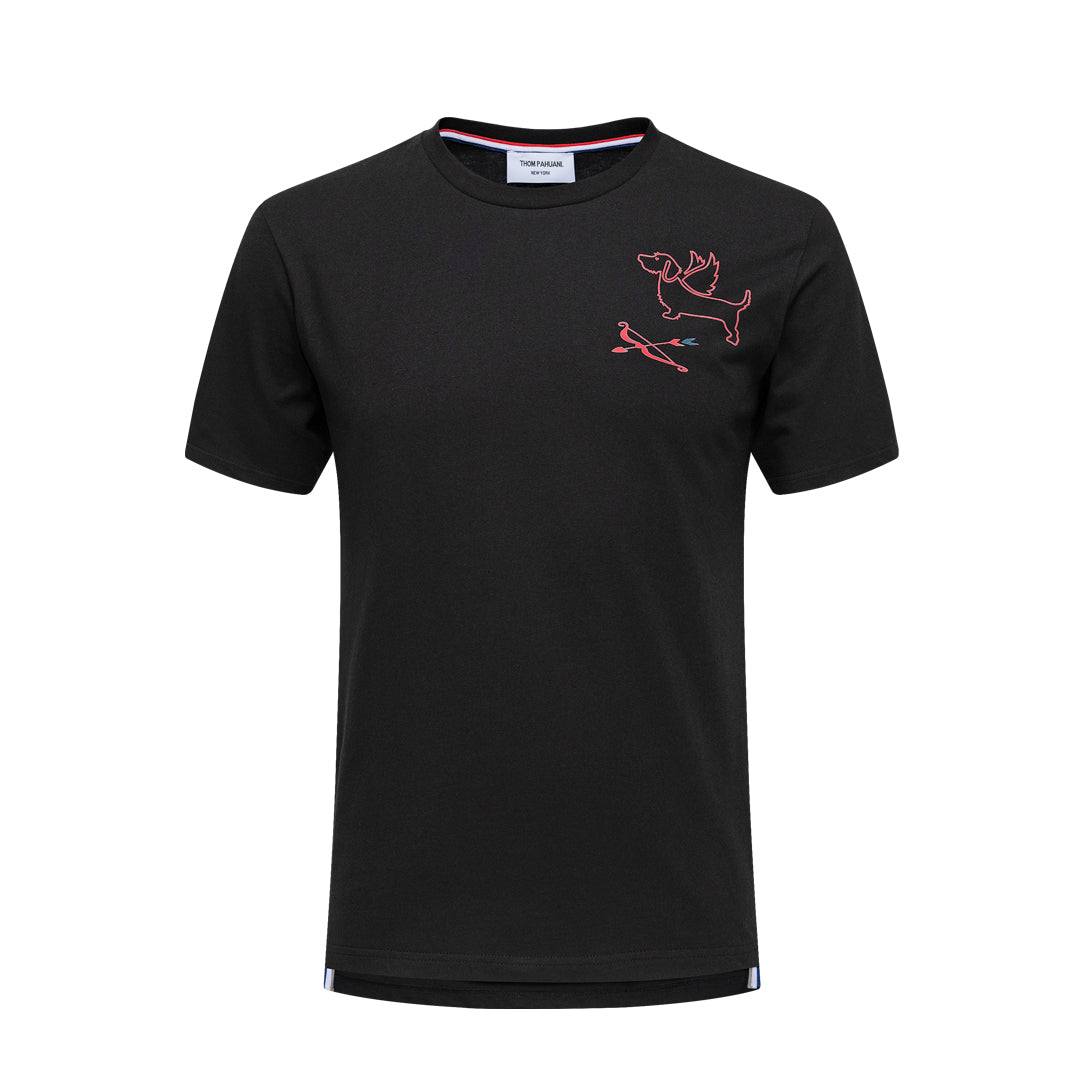 Men's Classic Four-Bar Puppy Dog T-Shirt - 100% Cotton Made in Japan | Thom Browne