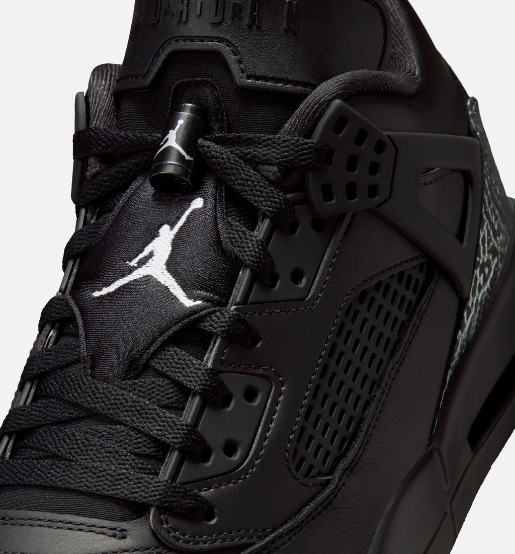 Jordan Spizike Low Men's Basketball Shoe – Black / Metallic Silver