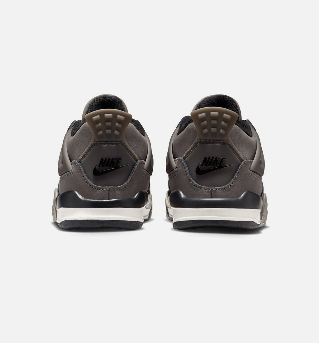 Air Jordan 4 Retro Cave Stone And Black Infant/Toddler Shoes - Cave Stone Black Moon Particle
