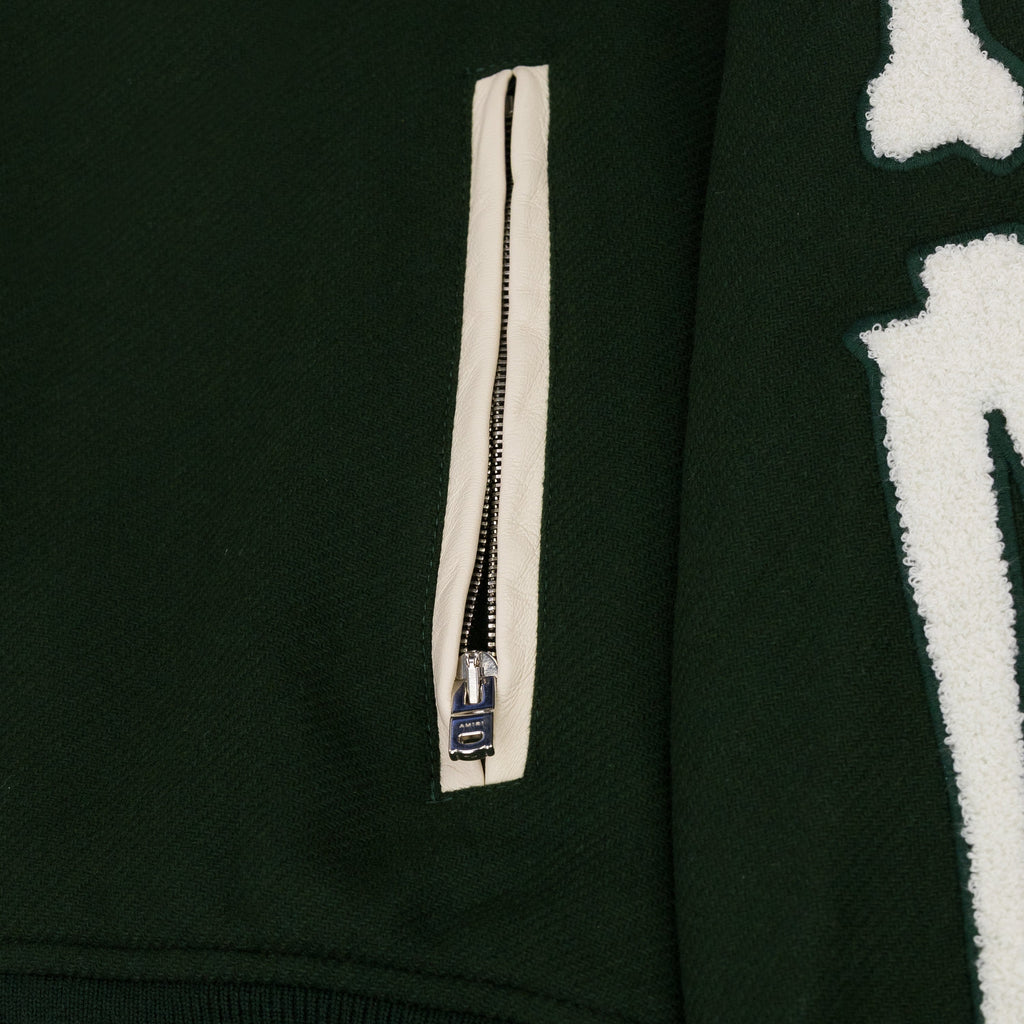 Rain Forest Varsity Bones Bomber Jacket