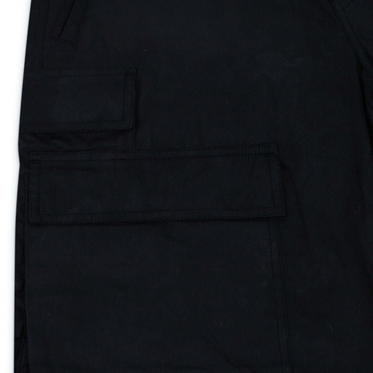 Black Woven Cargo Pants