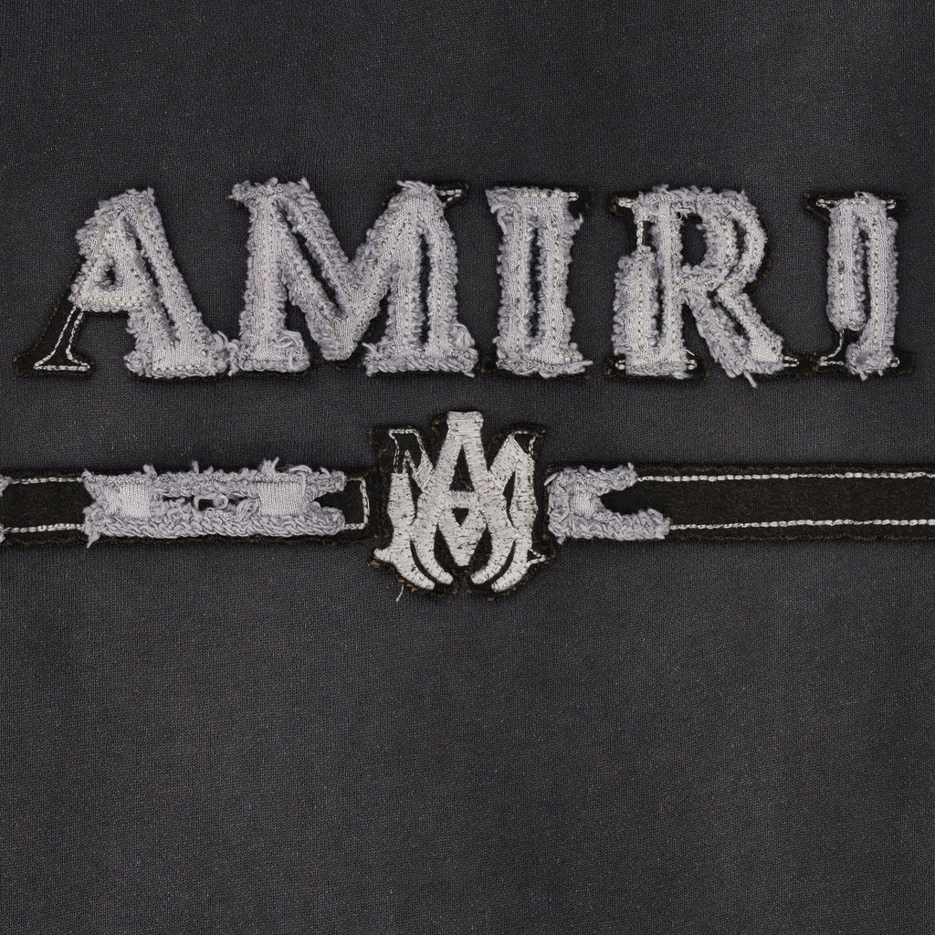 Black MA Bar Applique Sweatpants