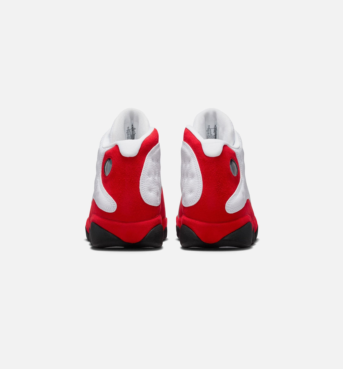 Air Jordan 13 Retro White and University Red Men's Shoes