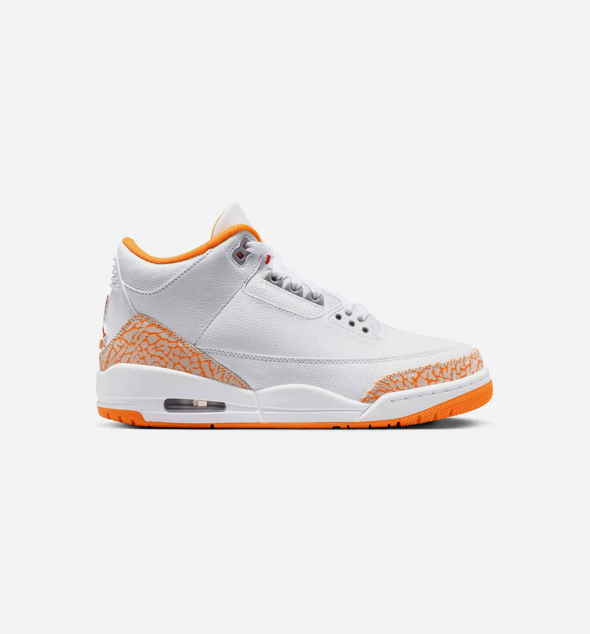 Air Jordan 3 Retro Orange Citrus Women's Lifestyle Shoes - White/Multicolor