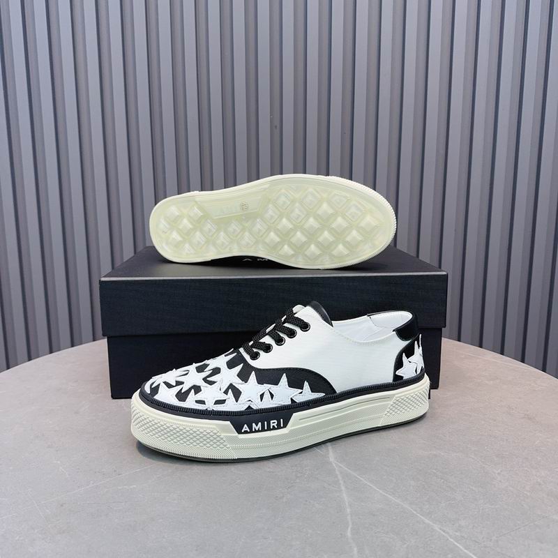 AMIRI Stars Court Low Sneaker – White/Black